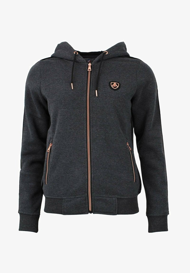 Peak Mountain Sweater met rits - grey