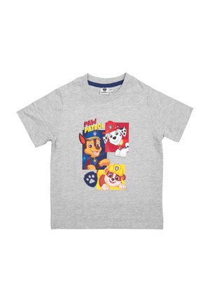 PAW PATROL - CHASE MARSHALL   RUBBLE KURZÄRMLIG - Print T-shirt - grau