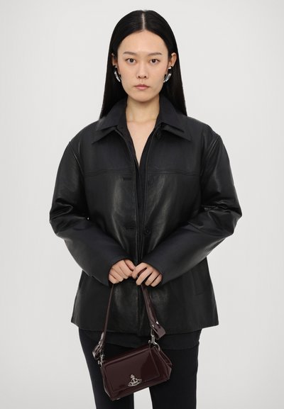 CLOSED STRAIGHT JACKET - Nahkjakk - black
