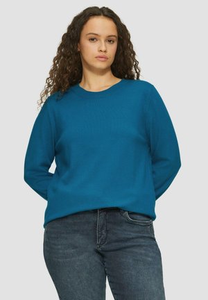 Strickpullover - petrol