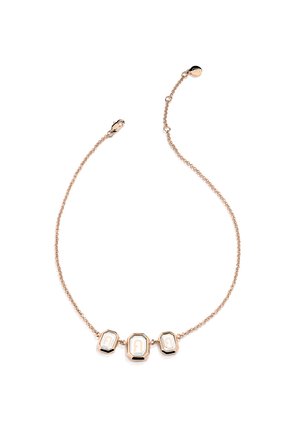 Necklace - rose gold coloured