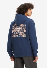 Levi's® RELAXED GRAPHIC ZIPUP - Sudadera con cremallera - dress blues
