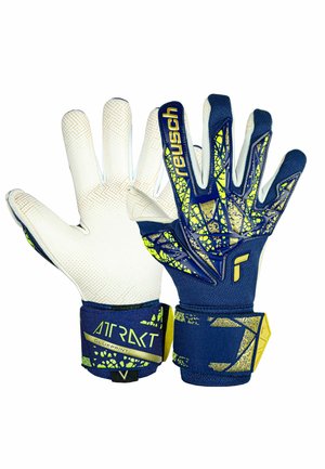 ATTRAKT X GLUEPRINT - Goalkeeping gloves - premium blue gold
