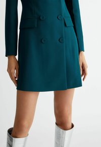 LIU JO STRETCH DOUBLE-BREASTED - Kreklkleita - teal