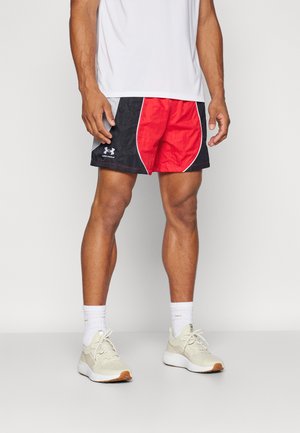 Under Armour ICON VOLLEY SHORTS - Pantaloncini sportivi - red/black/white