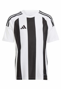 adidas Performance - STRIPED 24 KIDS - Camiseta deportiva - white   black Imagen en miniatura 1