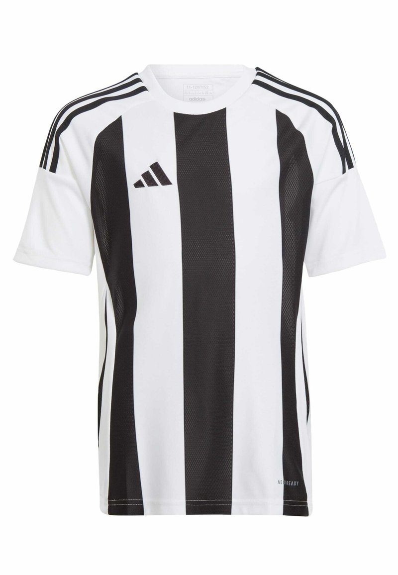 adidas Performance - STRIPED 24 KIDS - Camiseta deportiva - white   black, Ampliar