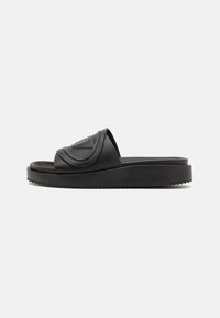 Diesel - SA-SLIDE D OVAL - Mules - black Thumbnail Image 1