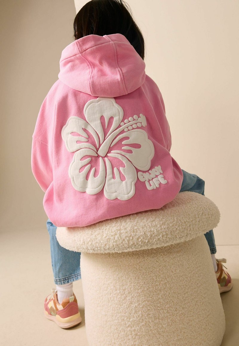 Sweat à Capuche Next Fille – Ivoire, Taille 10 Ans, Coton Mélangé