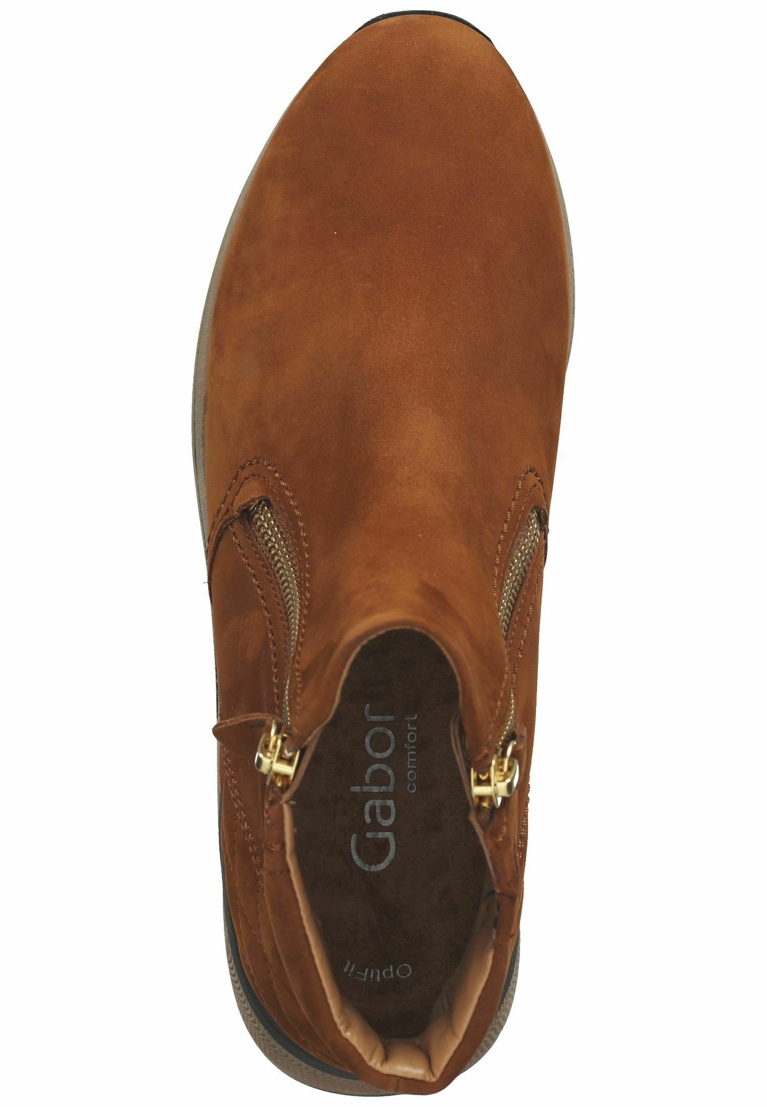 Gabor Enkellaarsjes met plateauzool - cognac - Zalando.be