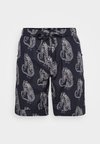 MENS PYJAMA SHORTS - Pantalón de pijama - black/cream