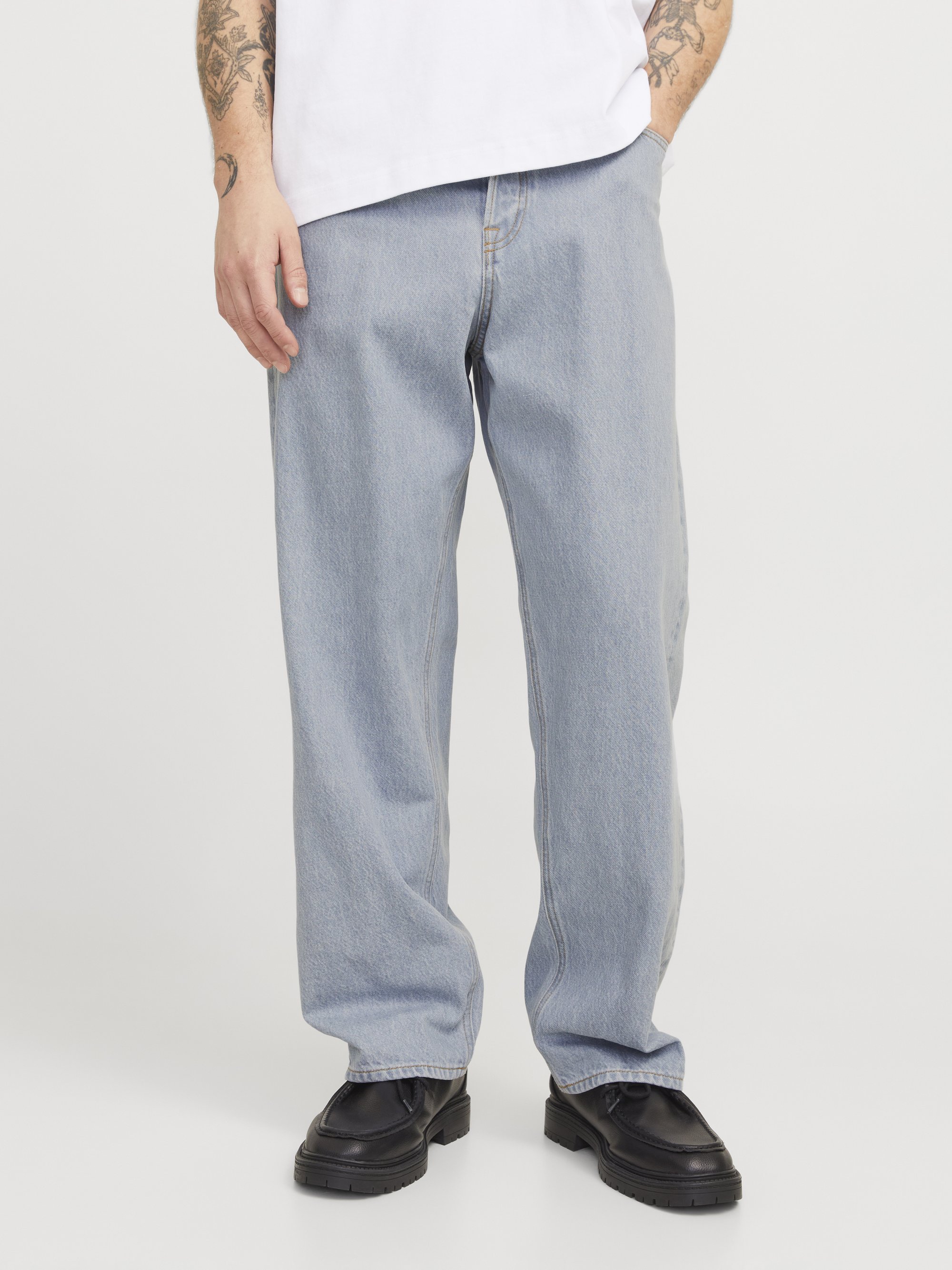 JACK & JONES Heren Jjialex Jjoriginal Sq 852 Noos Jnr, Grey denim, 170
