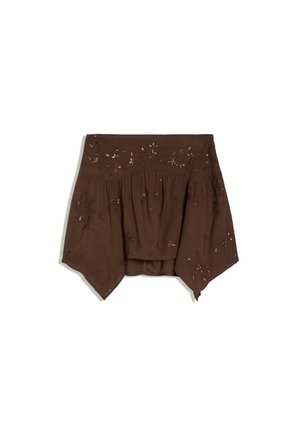 Bershka, Jupe trapèze - dark brown