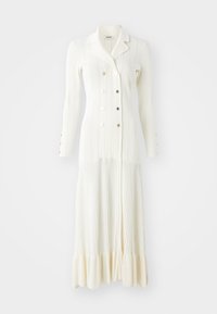 ROBE MIDI LOOK MANTEAU - Robe pull - ecru