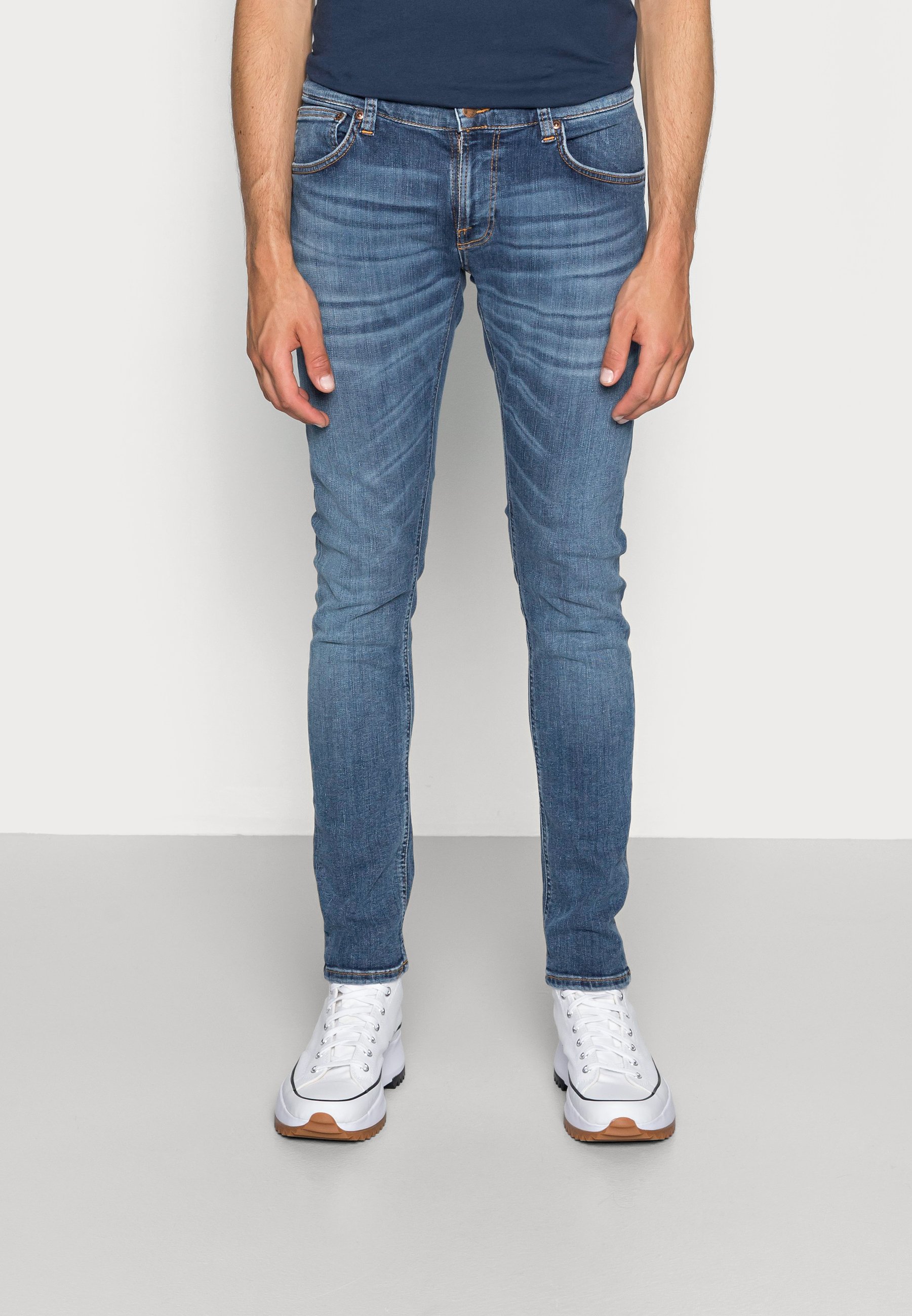 Nudie Jeans TIGHT TERRY - Vaqueros pitillo - Steel Navy/blue denim Zalando.es