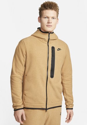 Nike Sportswear TECH FLEECE FZ WINTER HD - Sudadera con cremallera - brown