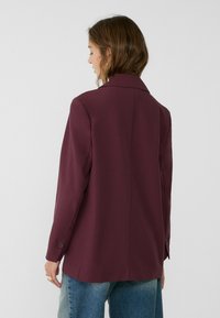 Stradivarius REGULAR FIT - Kratki kaputi - bordeaux