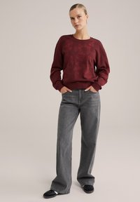 WE Fashion Collegepaita - burgundy red