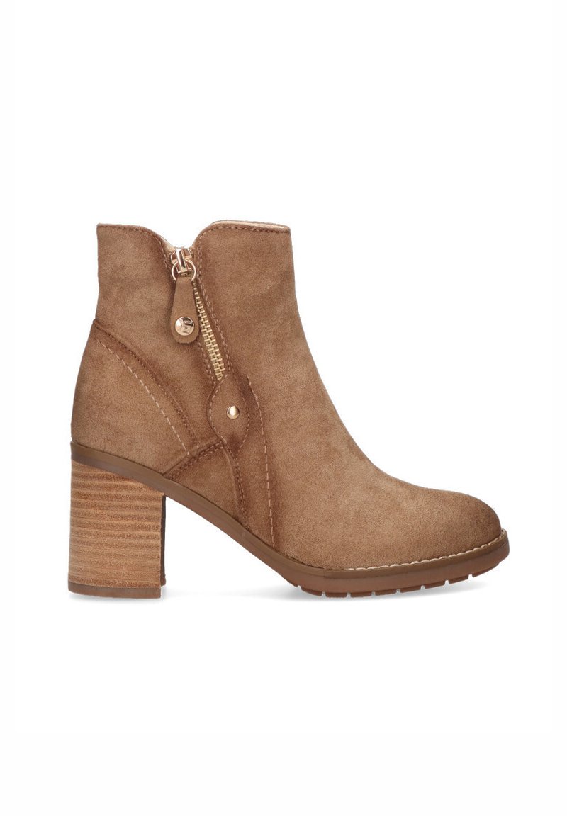ETIKA BURY - Botines con plataforma - taupe