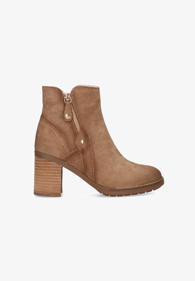 ETIKA BURY - Botines con plataforma - taupe
