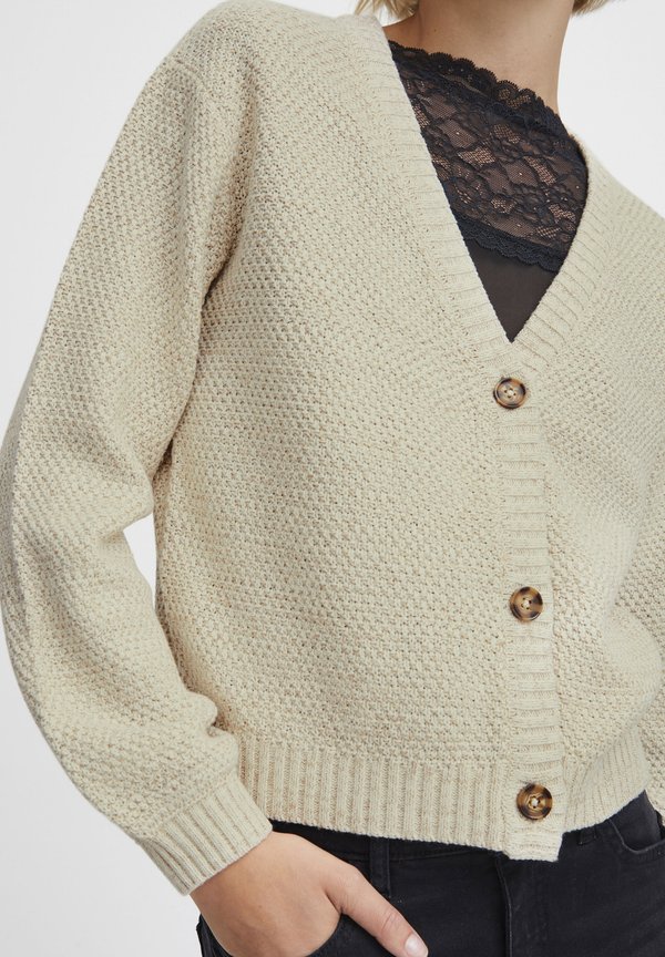 IHNOELLE - Cardigan - tapioca melange4