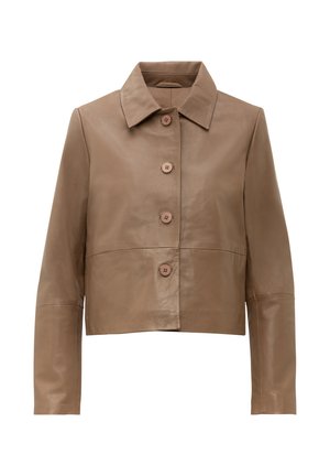 Ricano, Leren jas - taupe