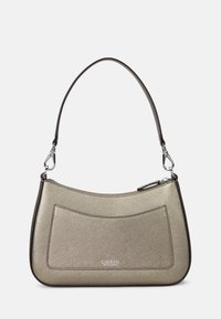 Lauren Ralph Lauren CROSSHATCH LEATHER MEDIUM DANNI BAG - Kézitáska - pewter