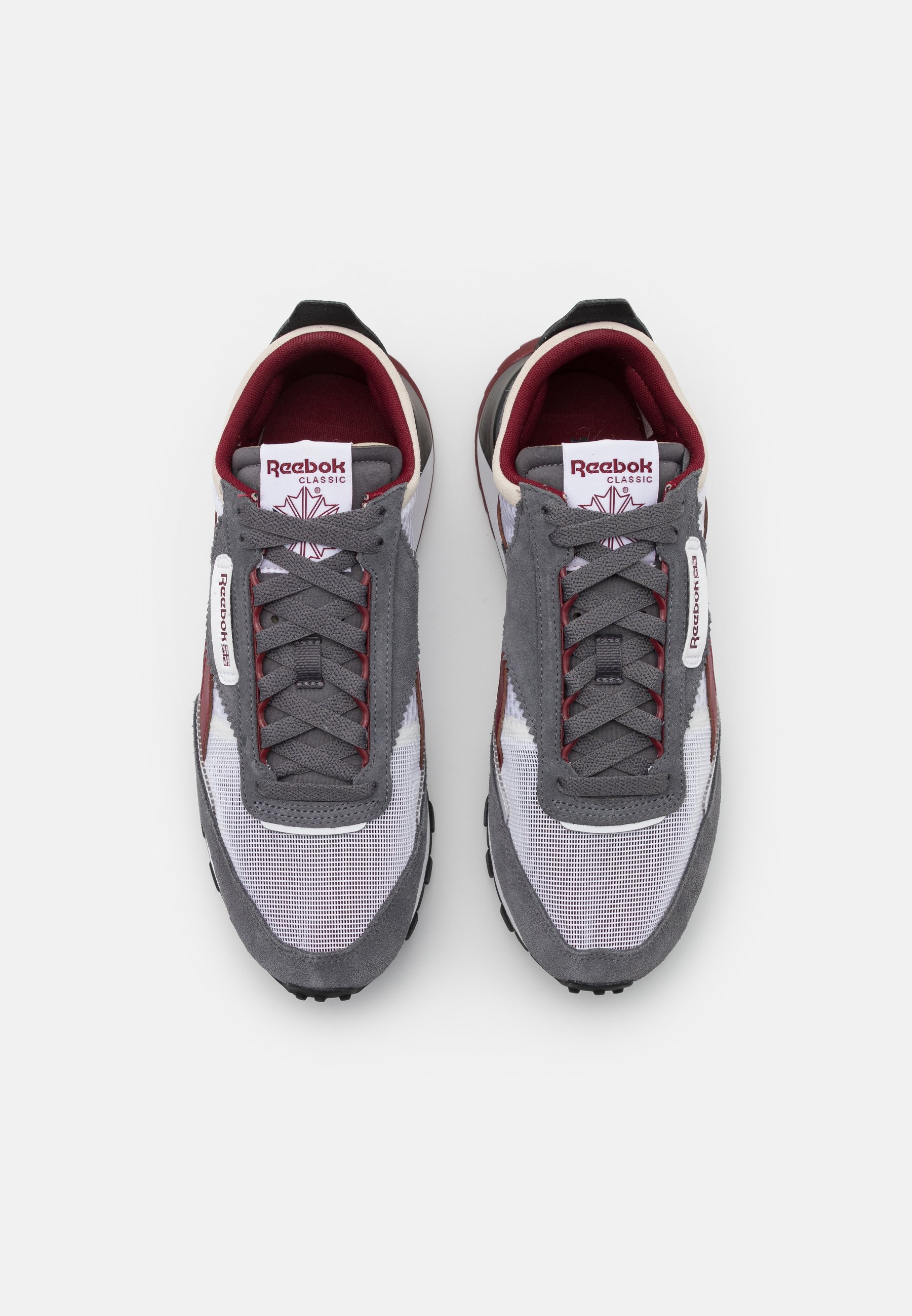 reebok classic silver trainers