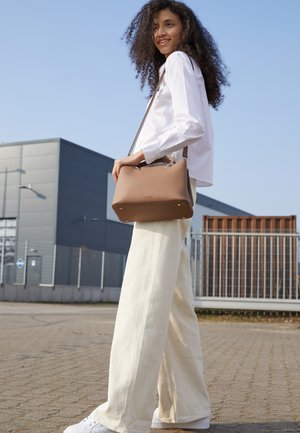 SHOPPER BAG RING S - Shopping bag - taupe