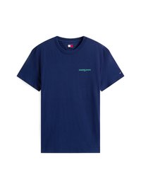 REG BLUR SCRIPT BACK TEE UNISEX - T-shirt print - dark night navy
