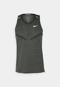 Nike Performance M NK DFADV TECHKNIT ULTRA TANK - Topp - black/smoke grey