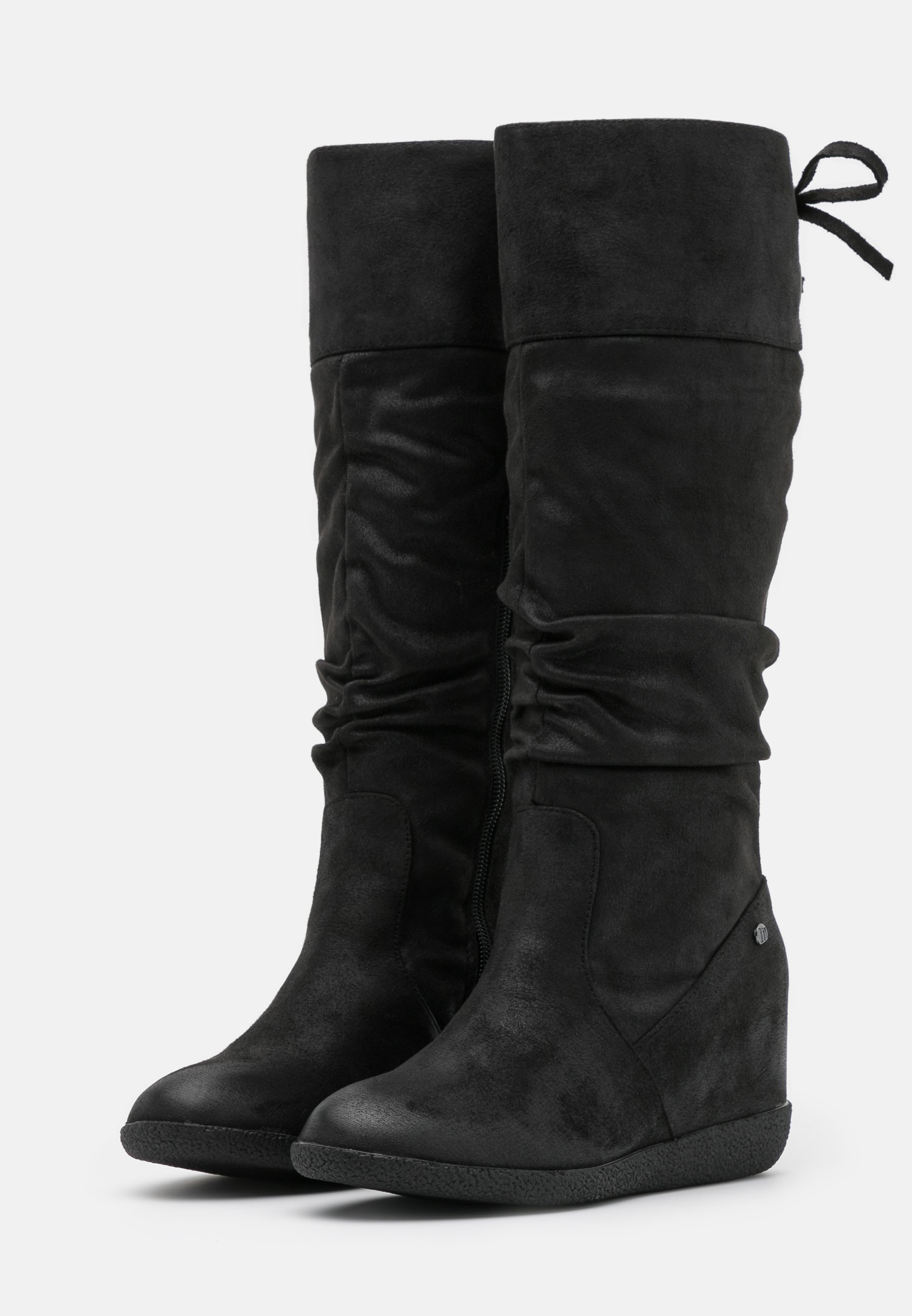 mtng KONG - Botas de cuña - karma black/negro - Zalando.es