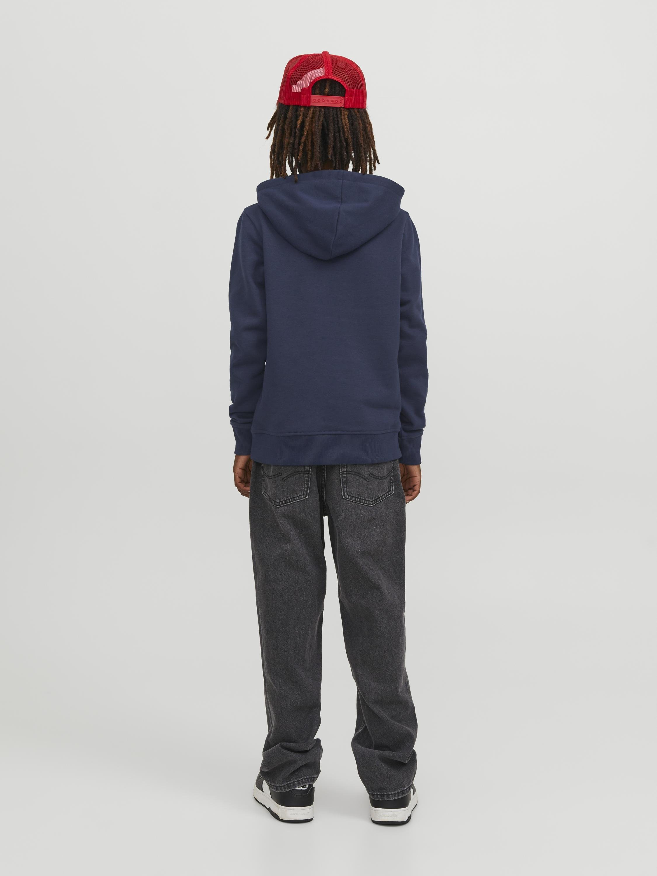 Sweatshirt Zippé À Capuche Garçon JORNETROM ZIP HOOD JNR JACK JONES JUNIOR Sweatshirt Zippé À Capuche Garçon JORNETROM ZIP HOOD JNR JACK JONES JUNIOR