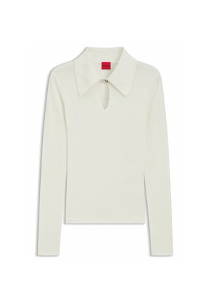HUGO, HUGO SDROPA - Strickpullover - open white seven