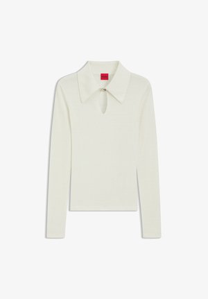 HUGO, HUGO SDROPA - Strickpullover - open white seven