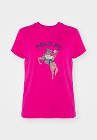 HORSE TEE SHORT SLEEVE - Trükipildiga T-särk - accent pink