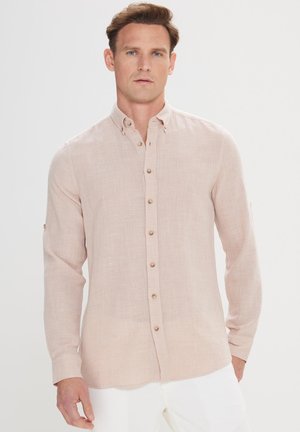 Trendyol Camicia da Donna con Colletto Rotondo Crop Knitwear, Rosa
