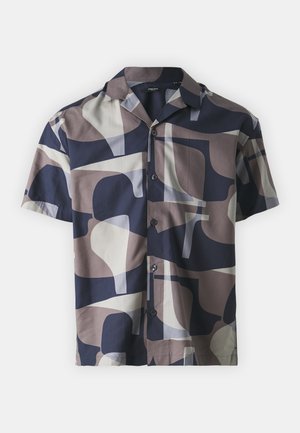 Jack & Jones PREMIUM JPRBLACARNABY PRINT RESORT - Camisa - coffee quartz