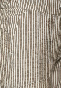 Street One PAPERBAG SEERSUCKER - Tygbyxor - beige
