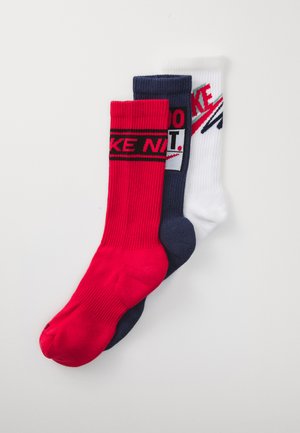 CREW UNISEX 3 PACK - Sportske čarape - university red/midnight navy/white/cannon