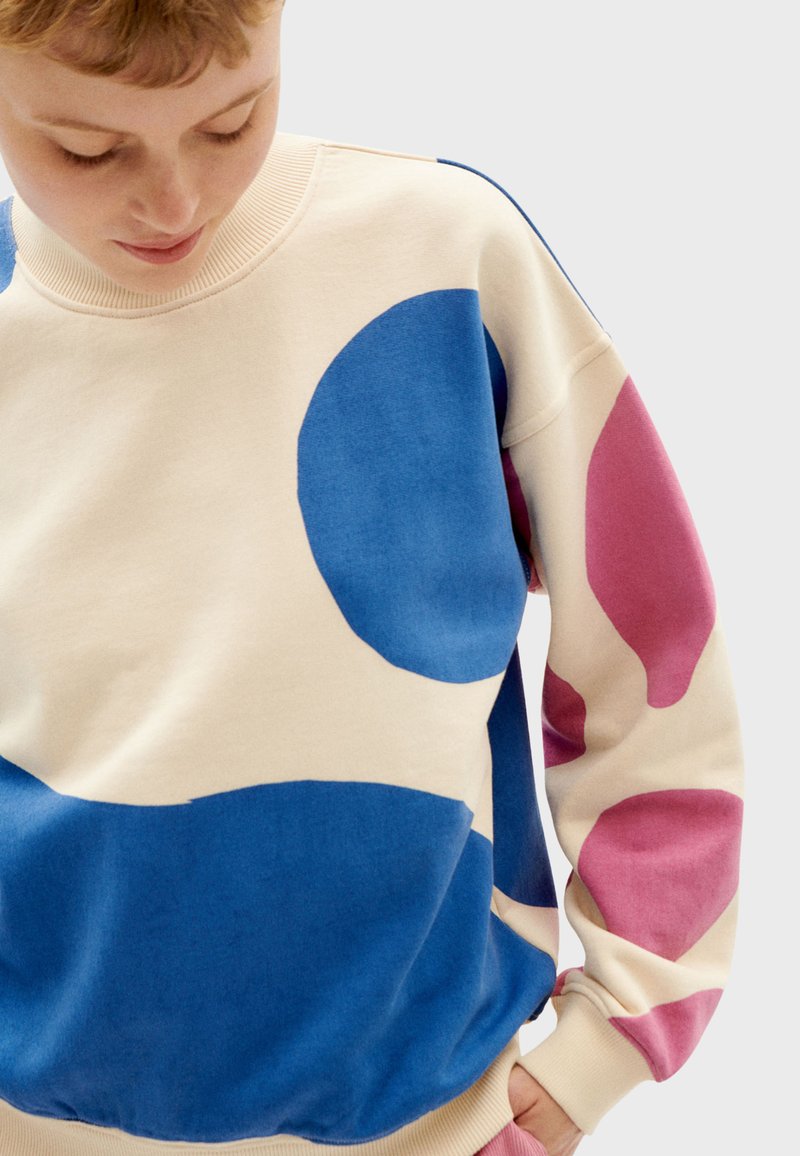 Thinking Mu WANDA - Sweatshirt - ivory/blau - Zalando.de 