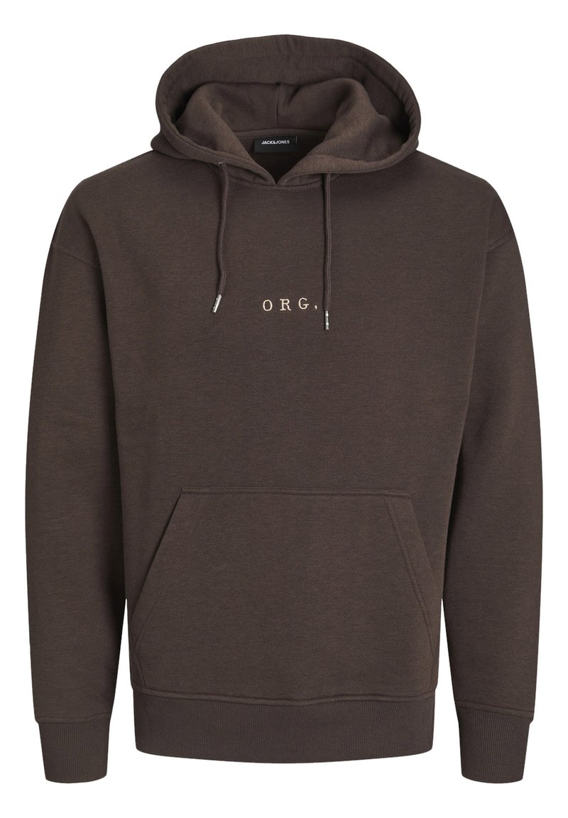 Jack & Jones RAW RET Hættetrøje seal brown/brun Zalando.dk