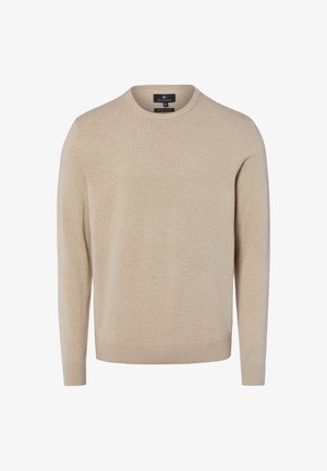 Nils Sundström, NILS SUNDSTRÖM STRICKPULLOVER - Strickpullover - beige