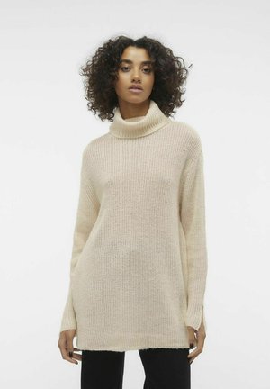 VMRIKI ROLLNECK EXC - Strickpullover - ecru