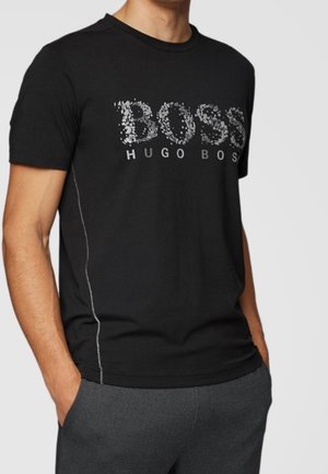 T-shirt con stampa - black