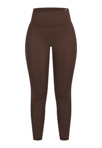 Smilodox SELINA HIGH WAIST YOGA SPORT - Leggings - braun