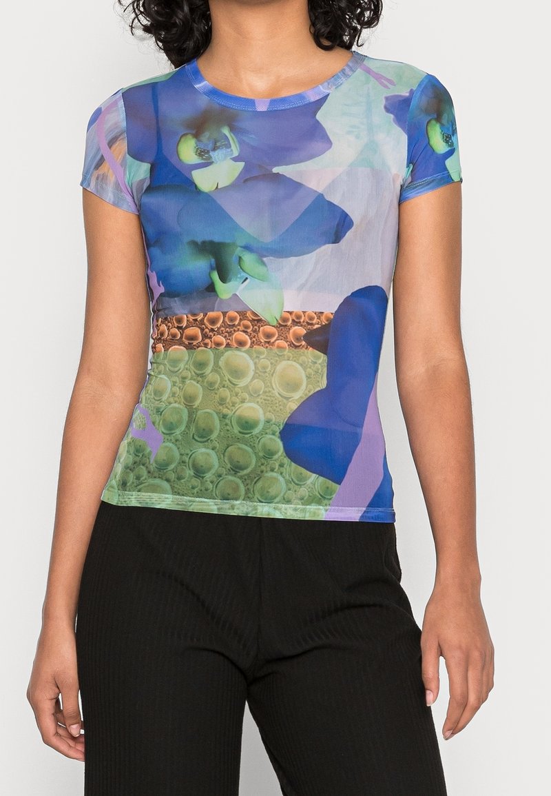 Monki T-shirt imprimé - multi-coloured