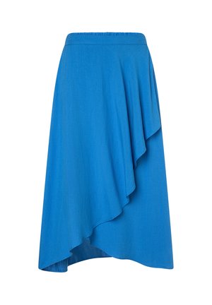 More & More, MORE & MORE FLIESSENDER SCHLUPFROCK MIT WICKELOPTIK - A-lijn rok - breeze blue