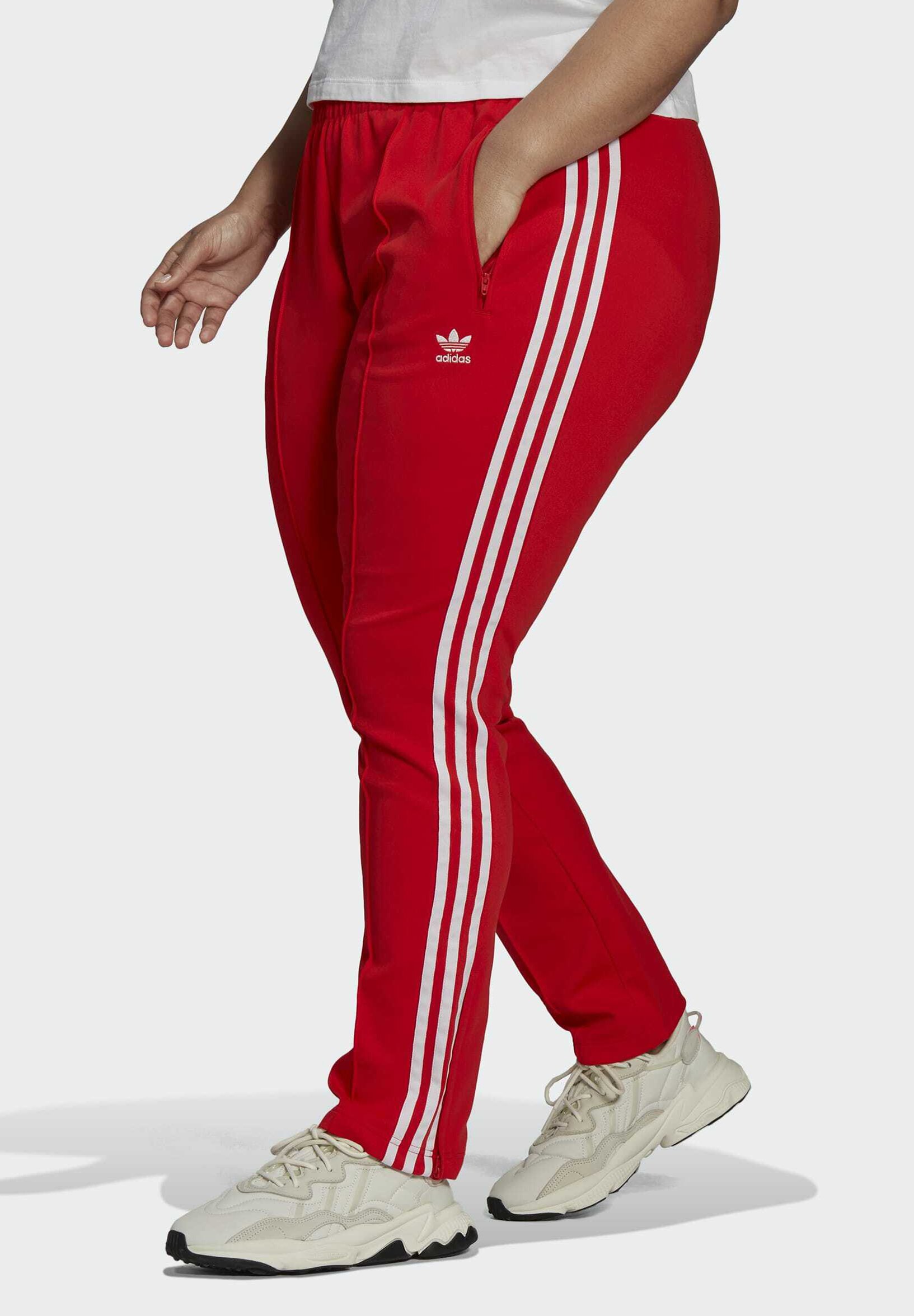 Adidas Originals Primeblue Sst Tracksuit Bottoms Red Zalando Co Uk