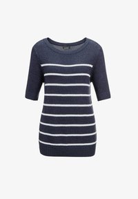 Niet geselecteerd, navy white striped